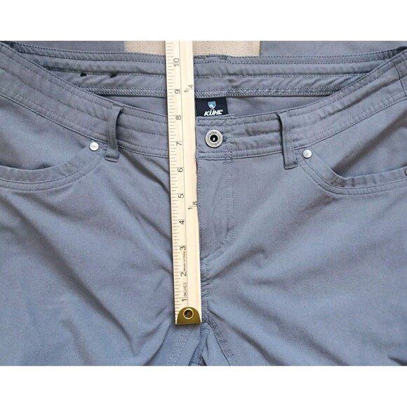 Kuhl Women's Freeflex Roll-up Cargo Pants 12 Reg Gray Drawstring Relaxed Fit - Picture 10 of 16